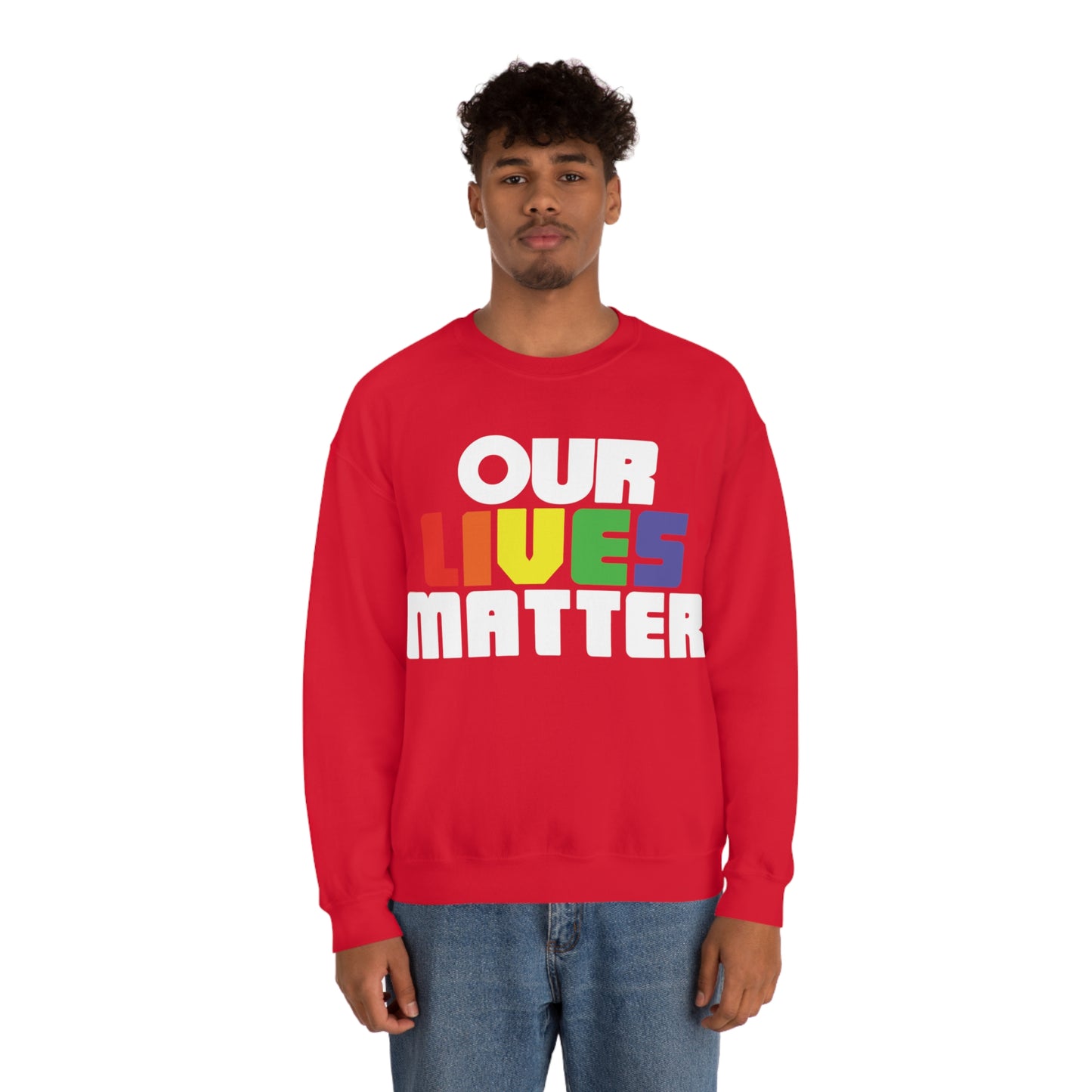 Our lives matter Crewneck Sweatshirt