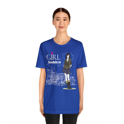 Girl with fashion T-Shirt