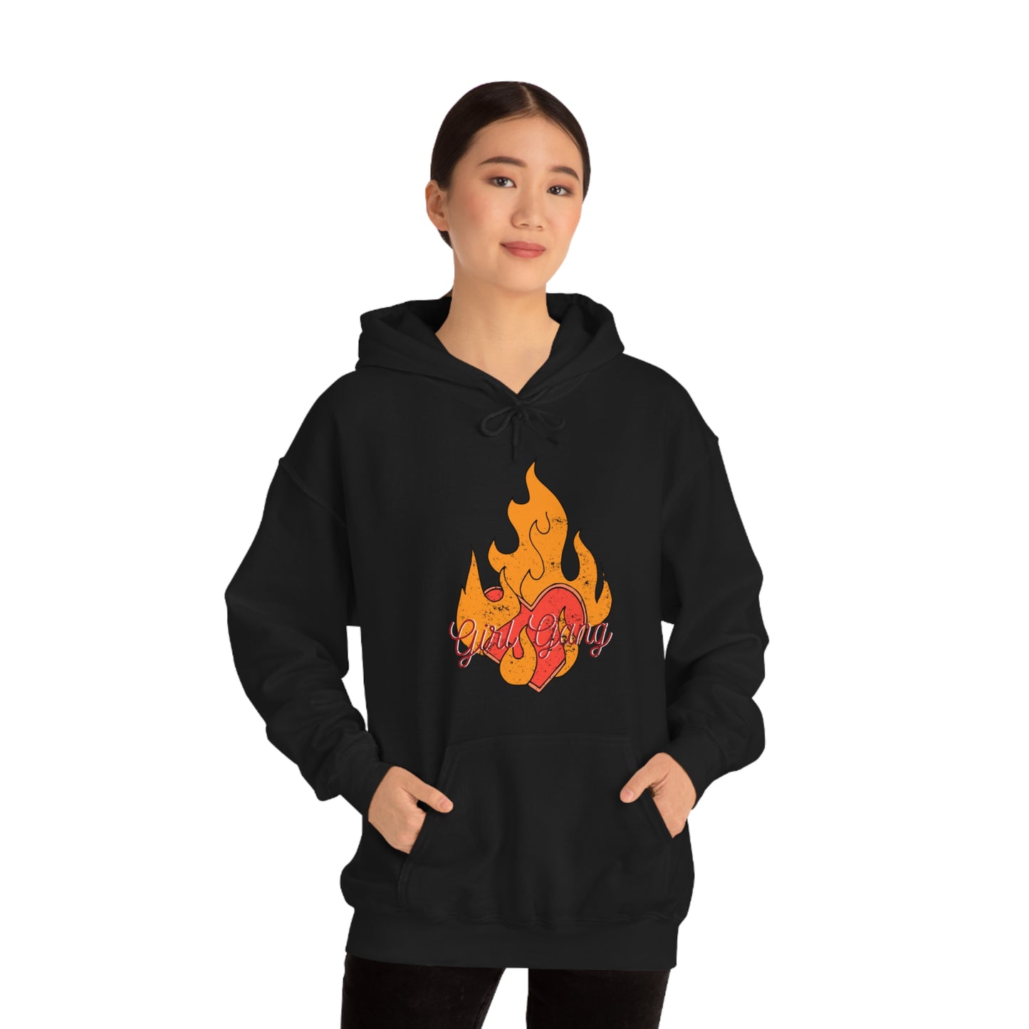 Girl Gang on Fire Hoodie