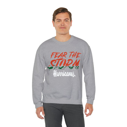 Fear the storm Hurricanes Crewneck Sweatshirt