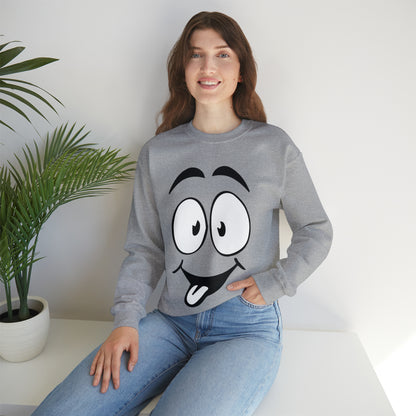 Tongue out face Crewneck Sweatshirt