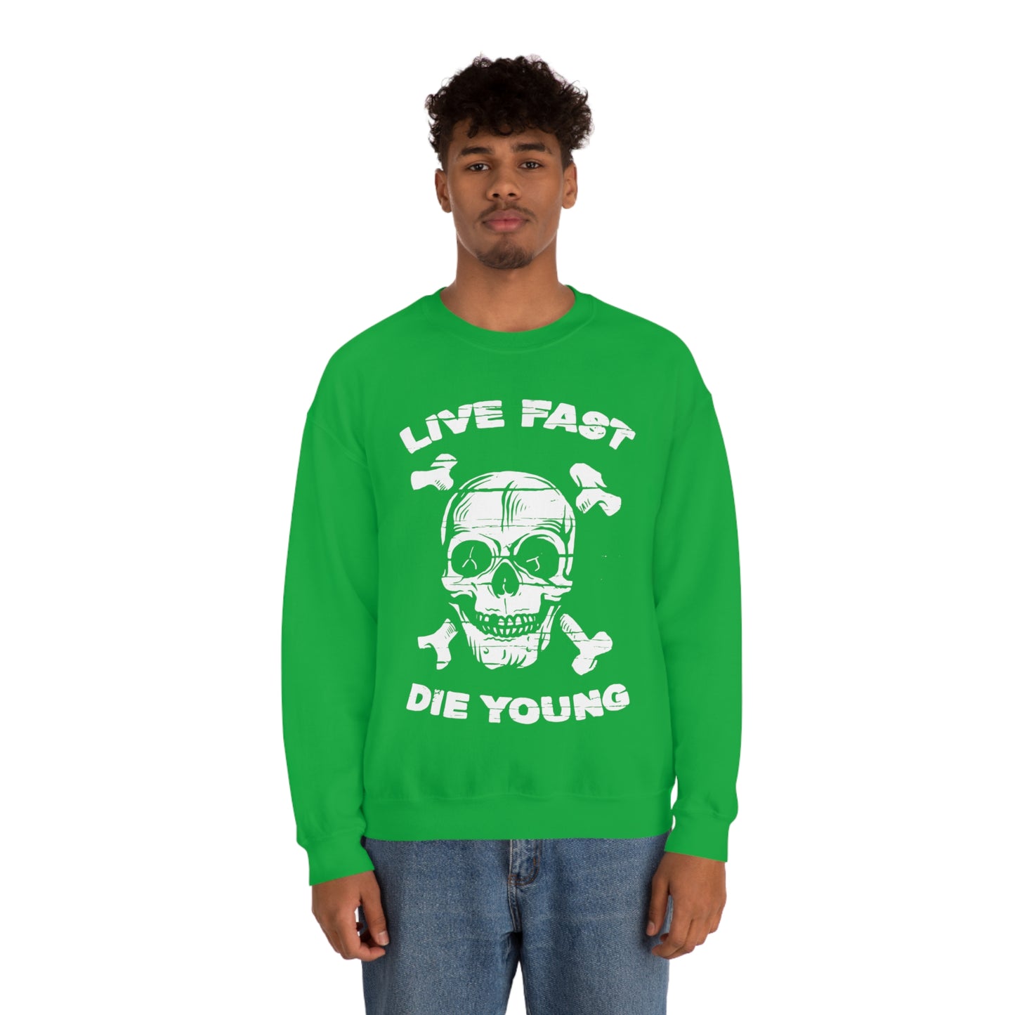 Live Fast Die Young Crewneck Sweatshirt