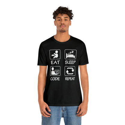 Eat sleep Code Repeat T-Shirt