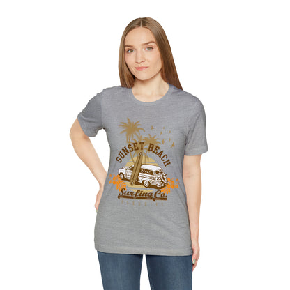 Sunset Beach Surfing Paradise T-Shirt