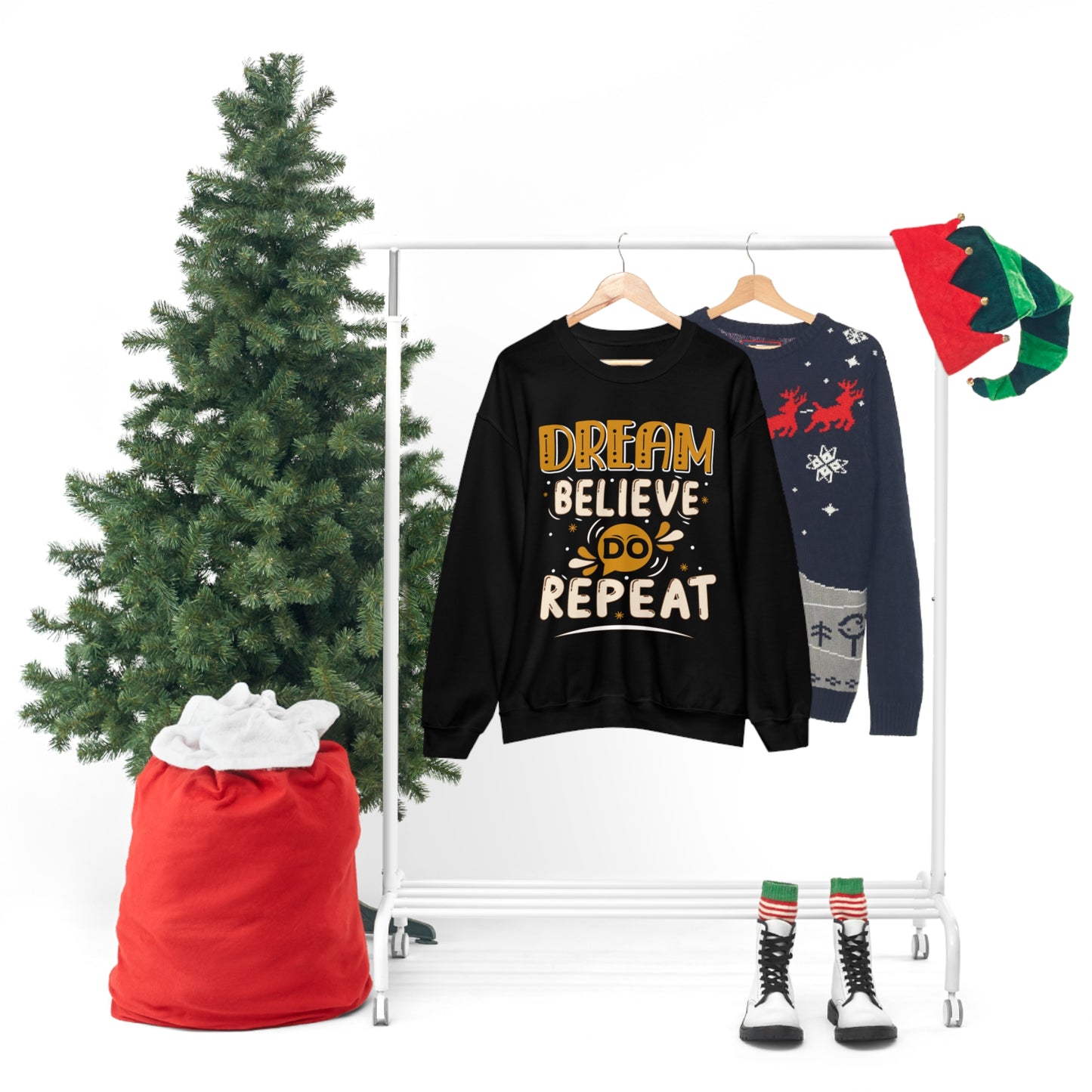 Dream Believe Do Repeat Crewneck Sweatshirt