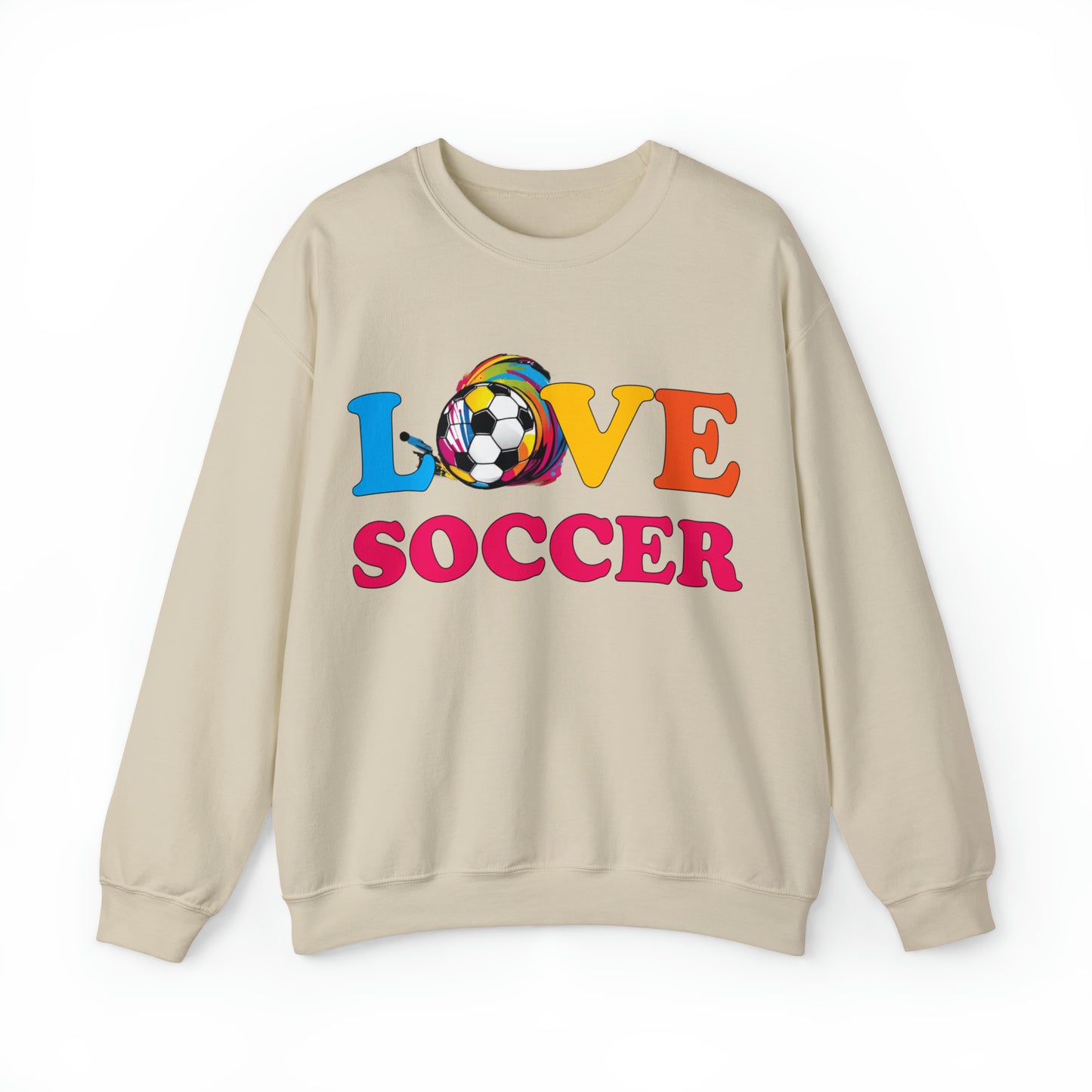 Love soccer Crewneck Sweatshirt