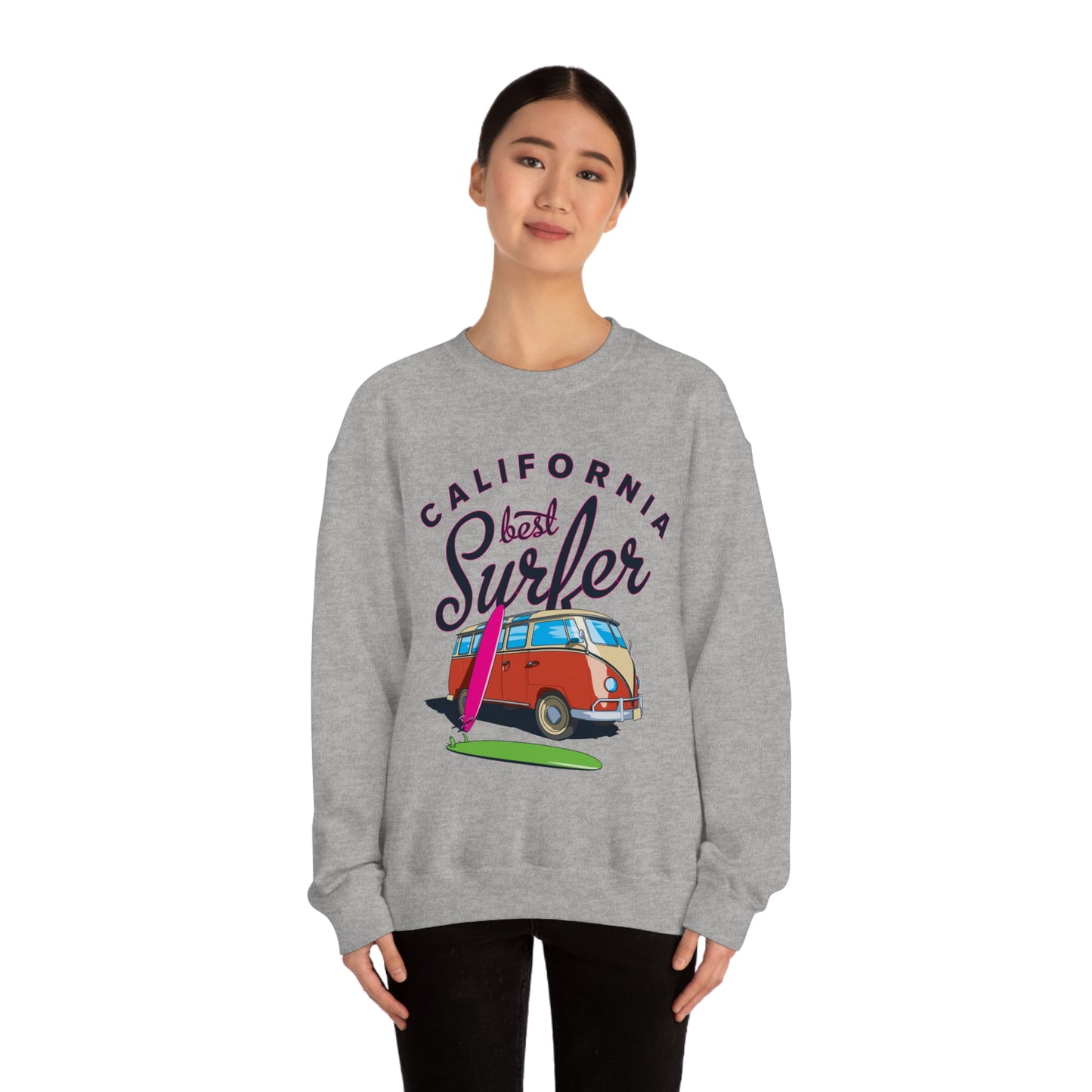 Surfers Bus Crewneck Sweatshirt