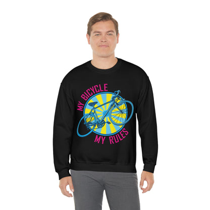 My bicycle_My rules Crewneck Sweatshirt