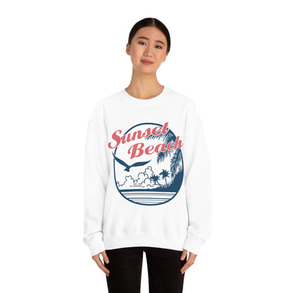 Sunset Beach Crewneck Sweatshirt