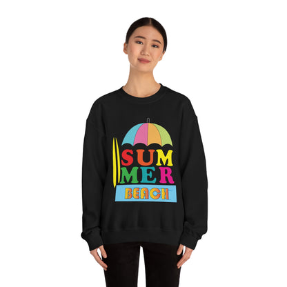 Summer Beach Crewneck Sweatshirt