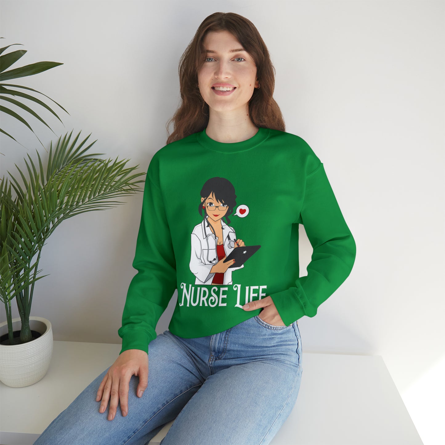 Nurse life Crewneck Sweatshirt