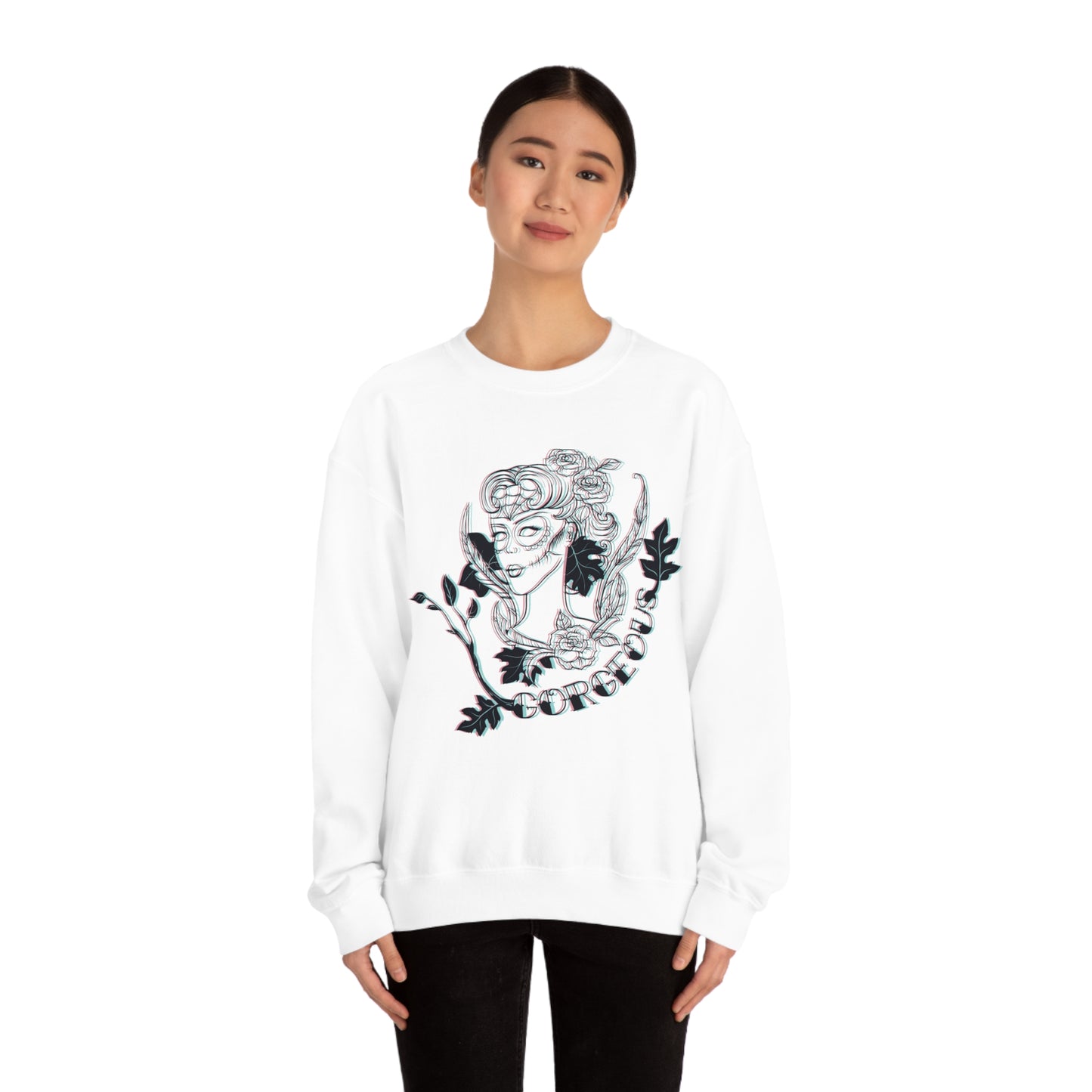 Gorgeous Lady 3D Crewneck Sweatshirt