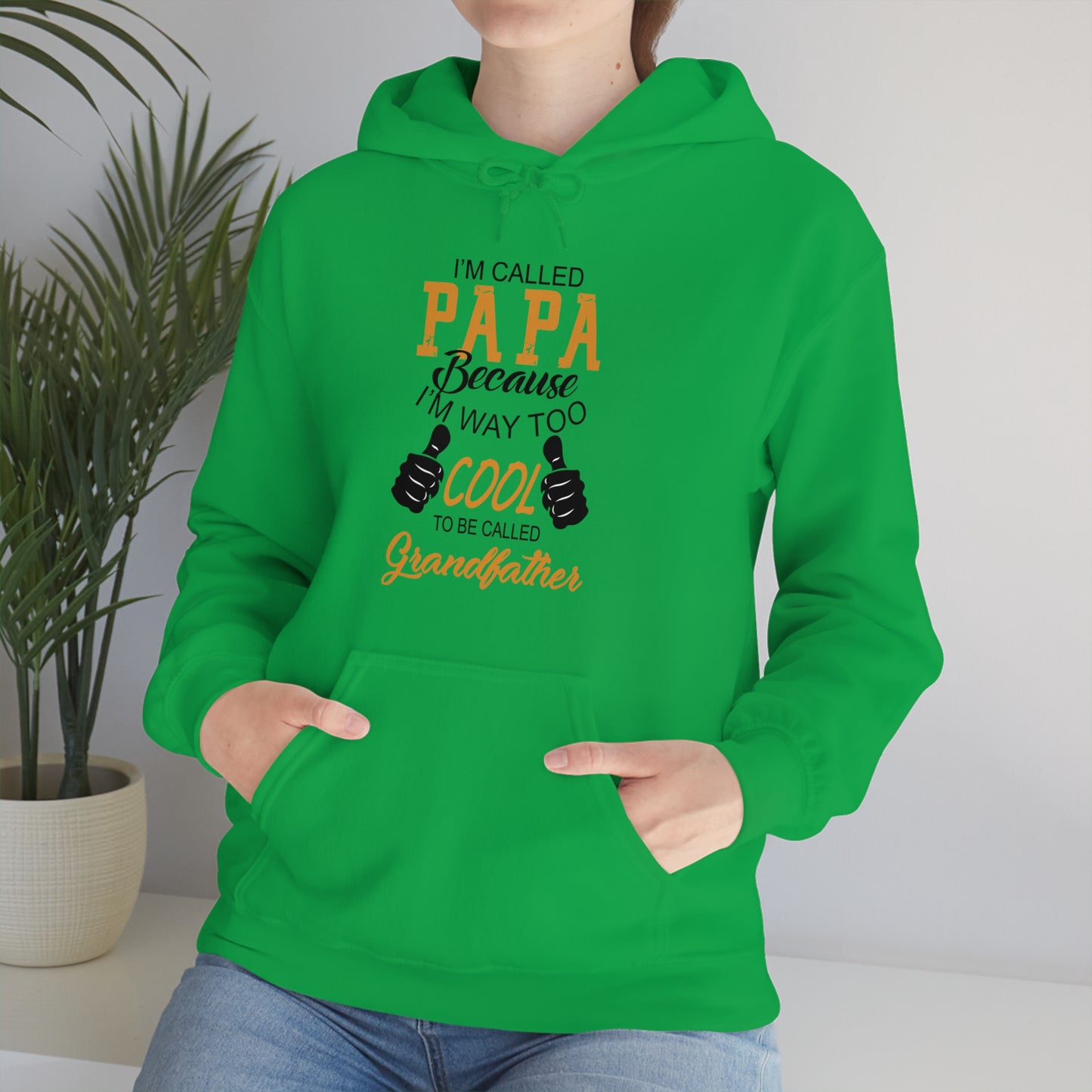 Papa Way Too Cool to Be Called Grandfather Hoodie