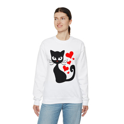 Sexy black cat Crewneck Sweatshirt