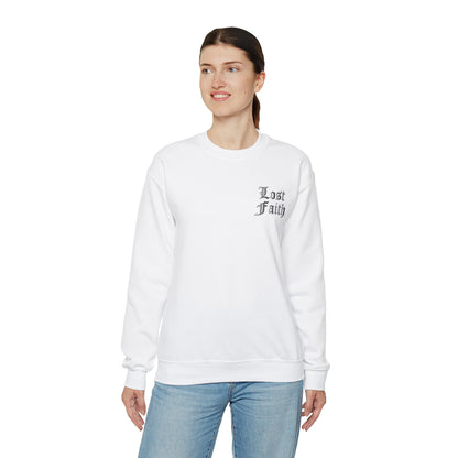 Lost faith tattoo Front and back Crewneck Sweatshirt