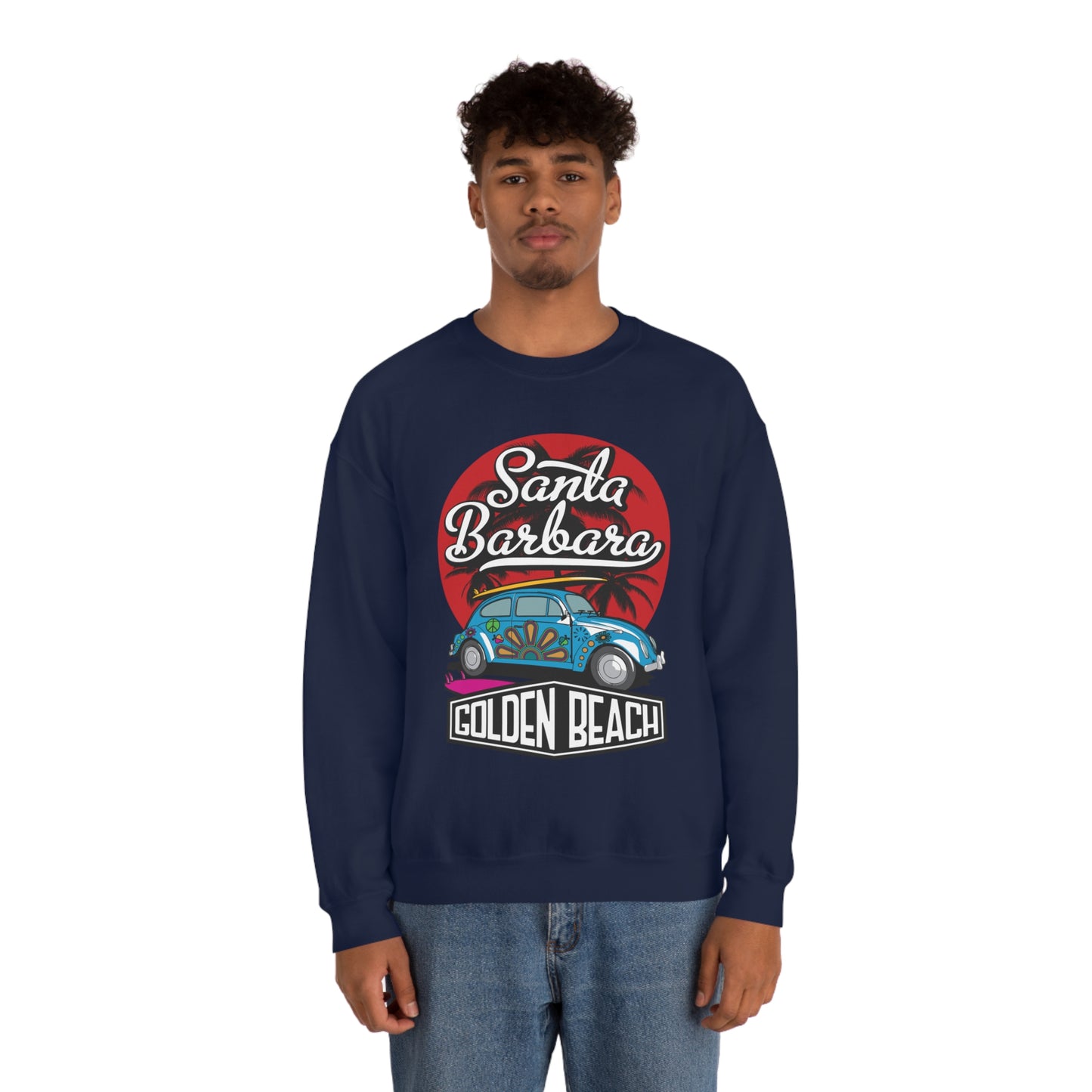 Golden Beach Buggy Crewneck Sweatshirt