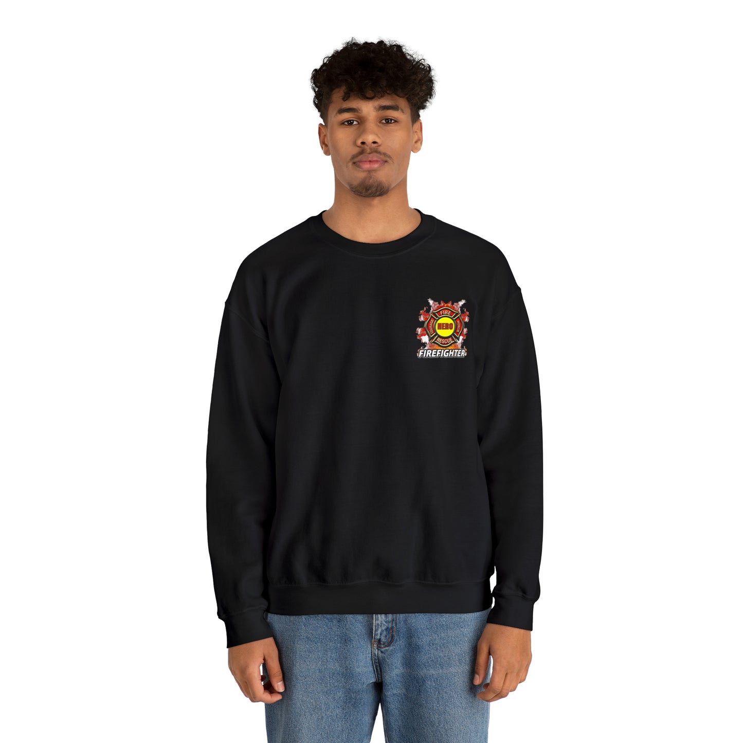 Fire fighter Hero Crewneck Sweatshirt