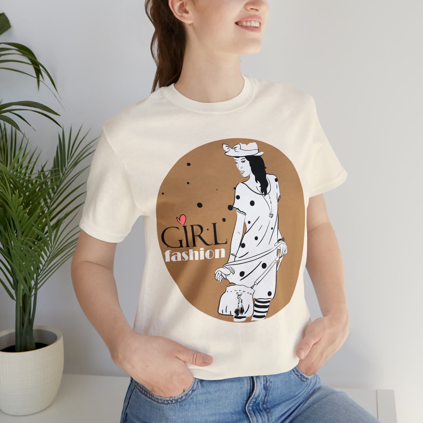 Polka dot Girl fashion T-Shirt