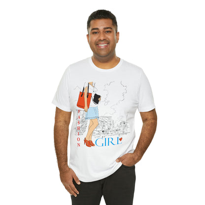 Fashion girl with a bag T-Shirt