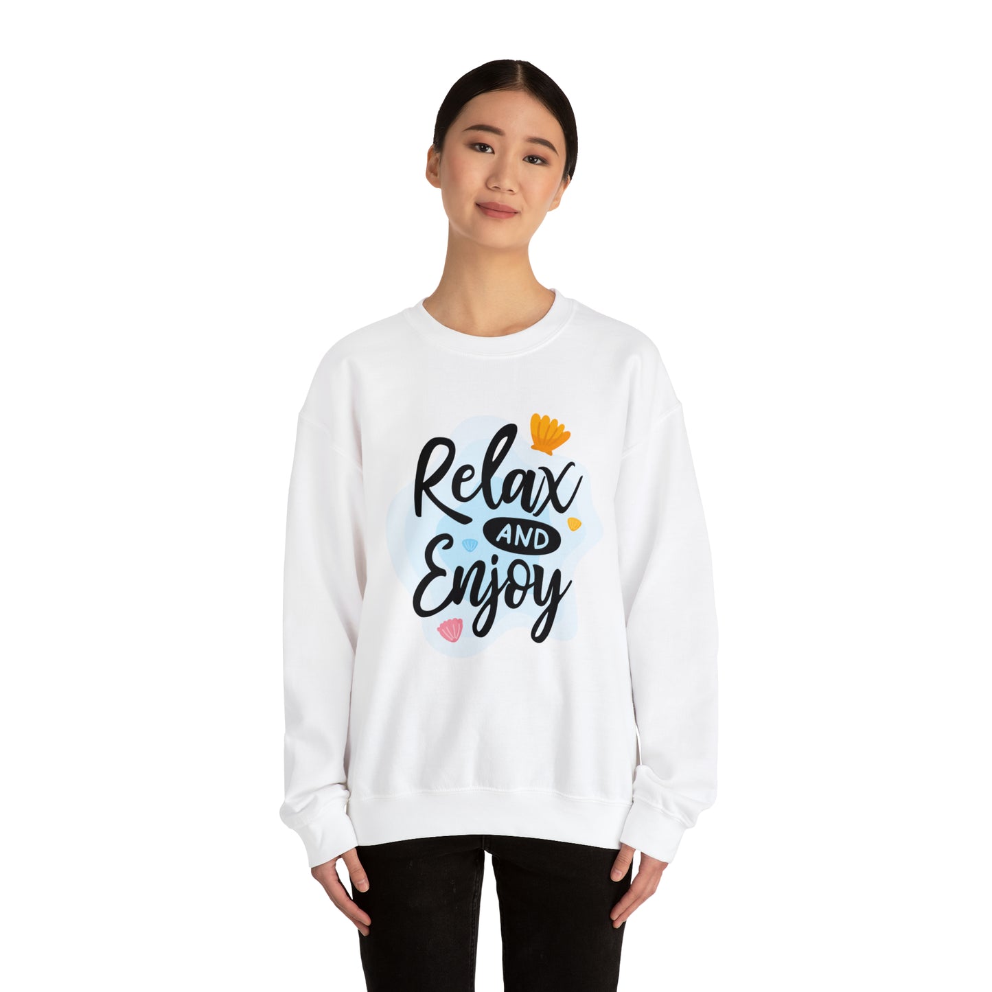 Relax and Enjoy Crewneck Sweatshirt