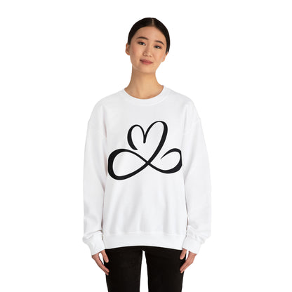 Heart infinity symbol Crewneck Sweatshirt