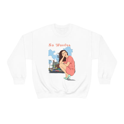 No worries Crewneck Sweatshirt