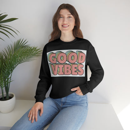 Good Vibes 3D Crewneck Sweatshirt