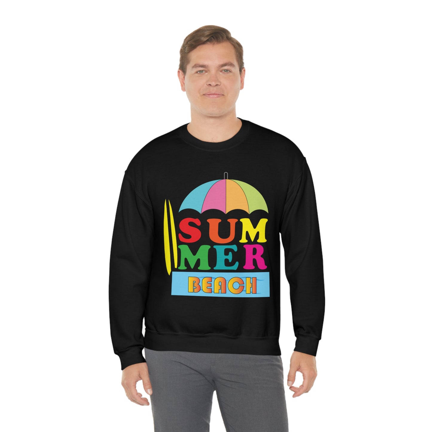 Summer Beach Crewneck Sweatshirt