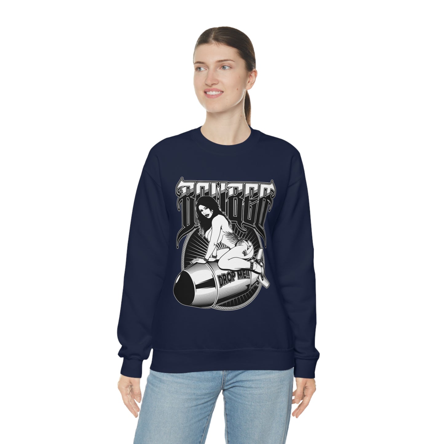 Bomb chick Tattoo Crewneck Sweatshirt