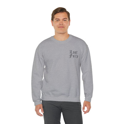 Lost faith tattoo Front and back Crewneck Sweatshirt