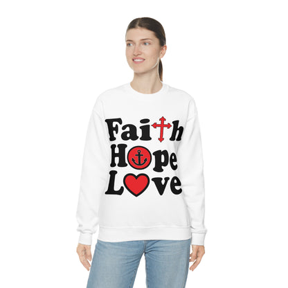 Faith Hope Love Crewneck Sweatshirt