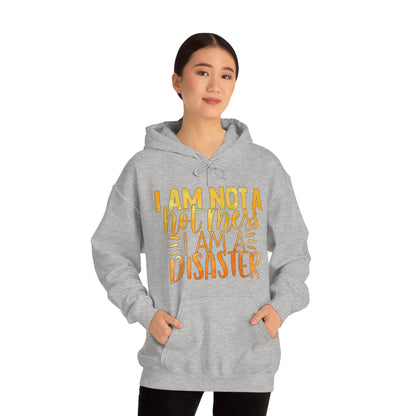 I Am Not A Hot Mess I Am A Disaster Hoodie