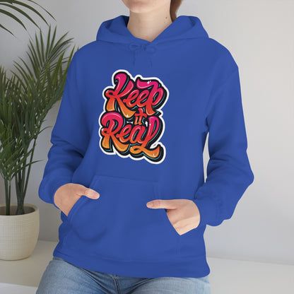 Keep it real colorful graffiti logo Hoodie