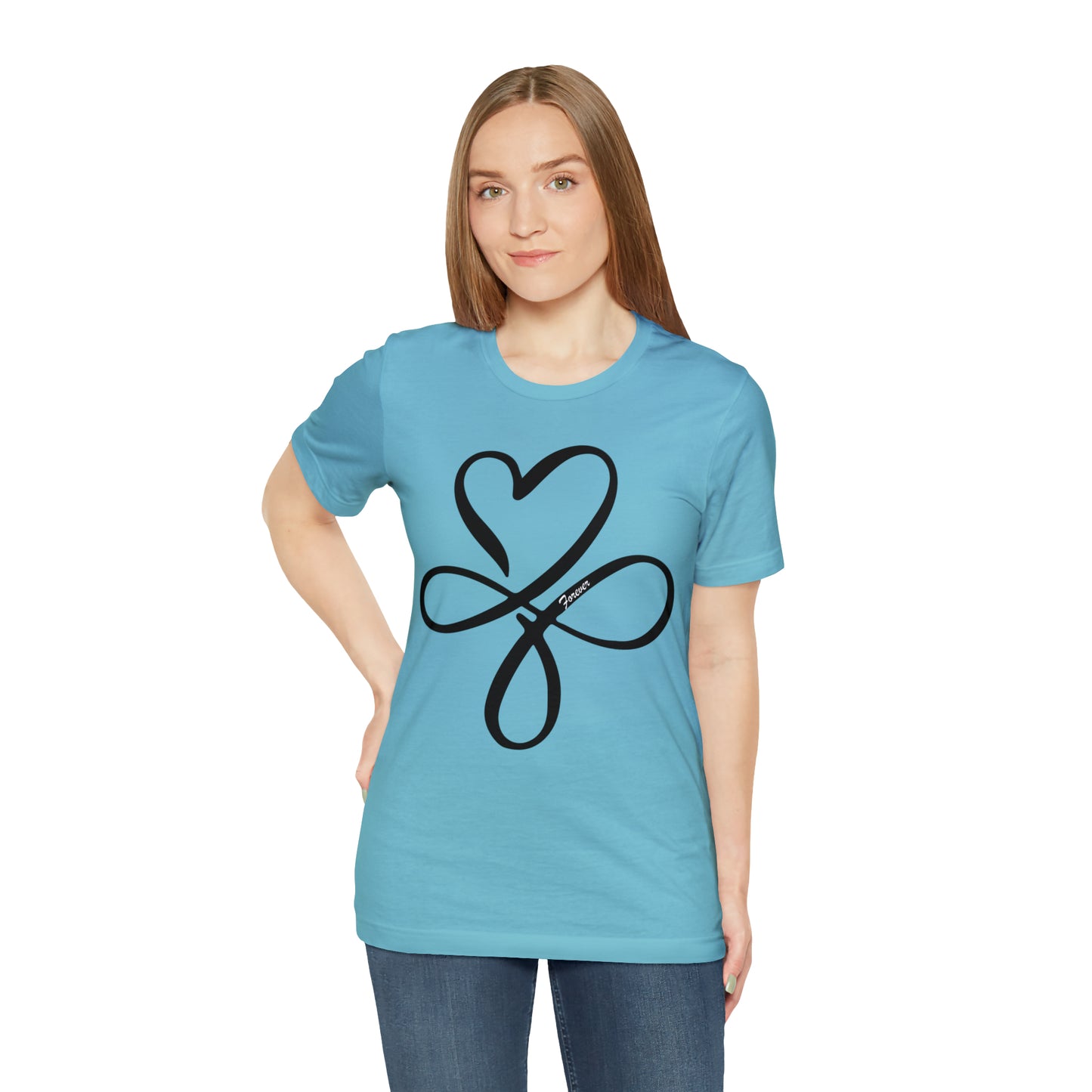 Heart symbol Love Infinity symbol Forever T-Shirt