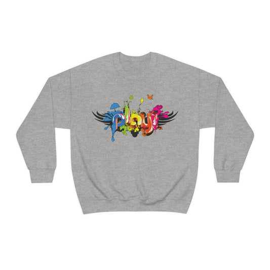 Play colorful graffiti Crewneck Sweatshirt