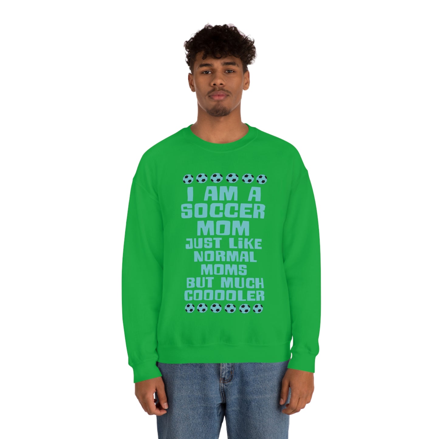 Cooler soccer mom Crewneck Sweatshirt