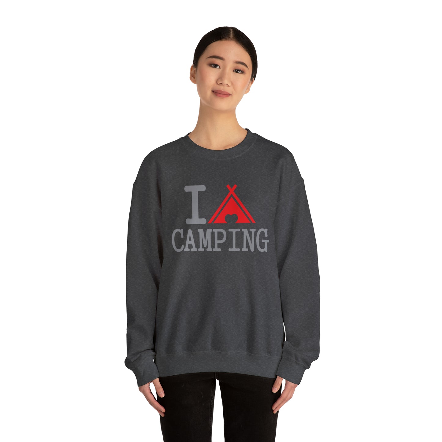 I Love CAMPING Crewneck Sweatshirt