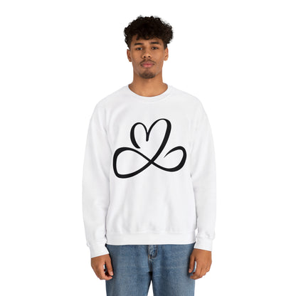 Heart infinity symbol Crewneck Sweatshirt