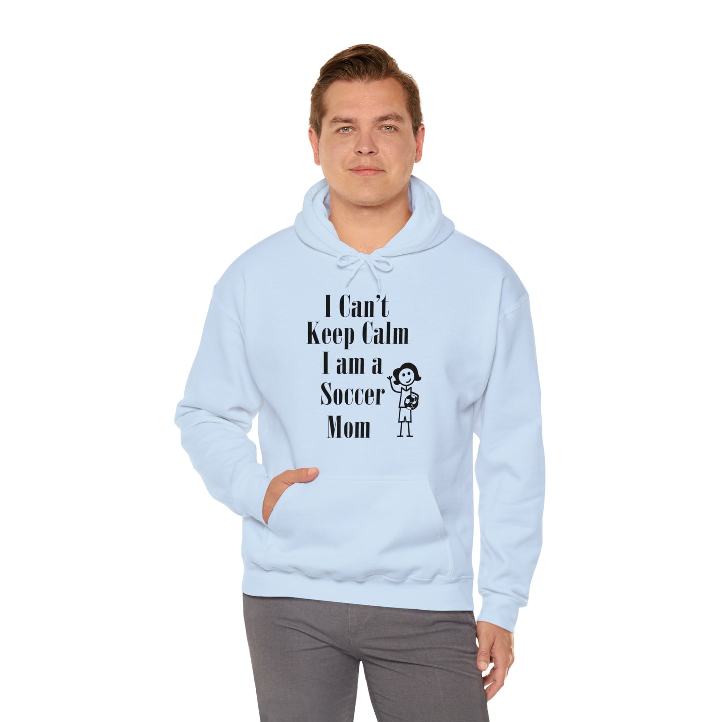 I can't keep calm I'm a soccer mom Hoodie