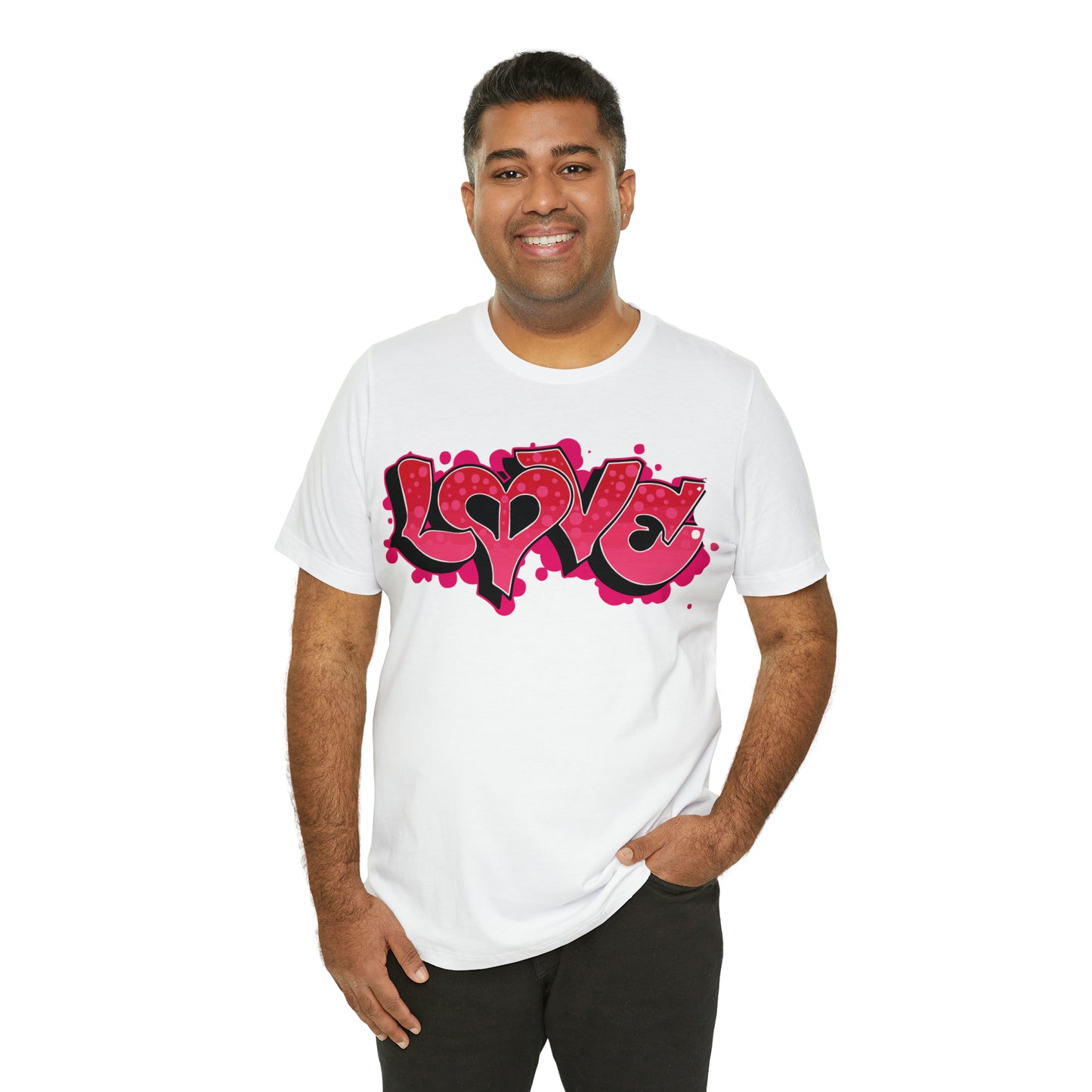 Peace and Love graffiti T-Shirt