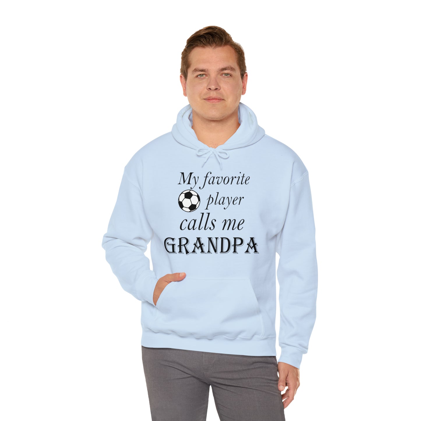 Grandpa Favorite Soccer Player Hoodie