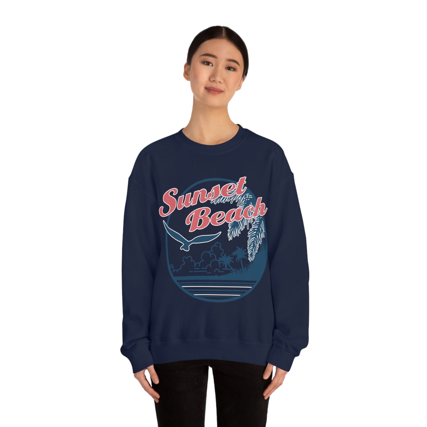 Sunset Beach Crewneck Sweatshirt