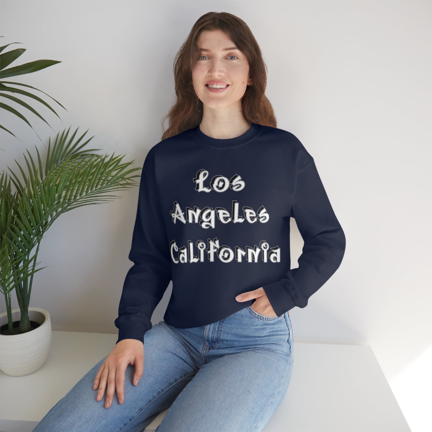 Los Angeles California Graffiti Crewneck Sweatshirt