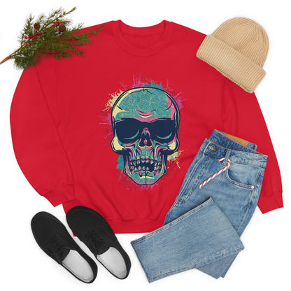 South Beach Skull Crewneck Sweatshirt