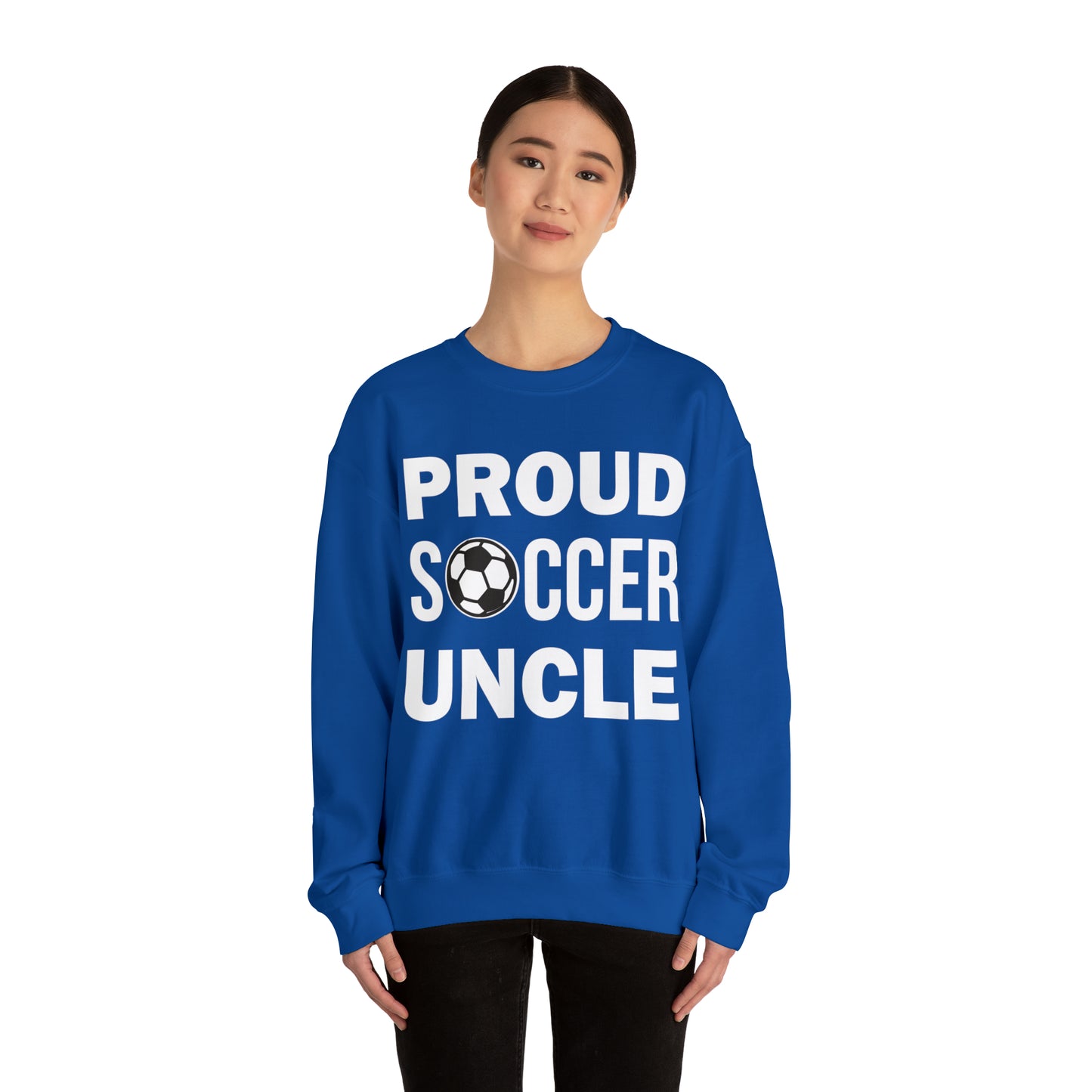 Proud soccer uncle Crewneck Sweatshirt