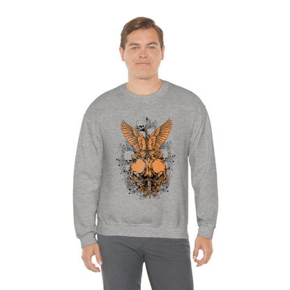 Angel Skulls Crewneck Sweatshirt