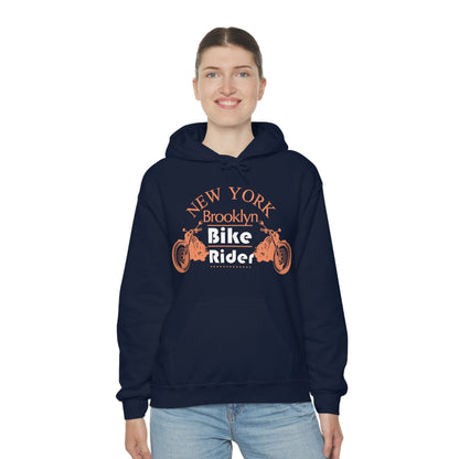 Brooklyn Bike rider Hoodie