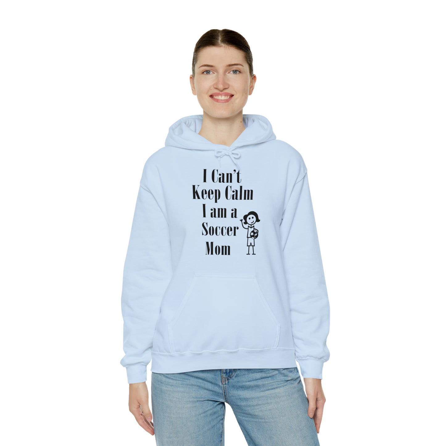 I can't keep calm I'm a soccer mom Hoodie