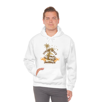 Sunset Beach Surfing Paradise Hoodie