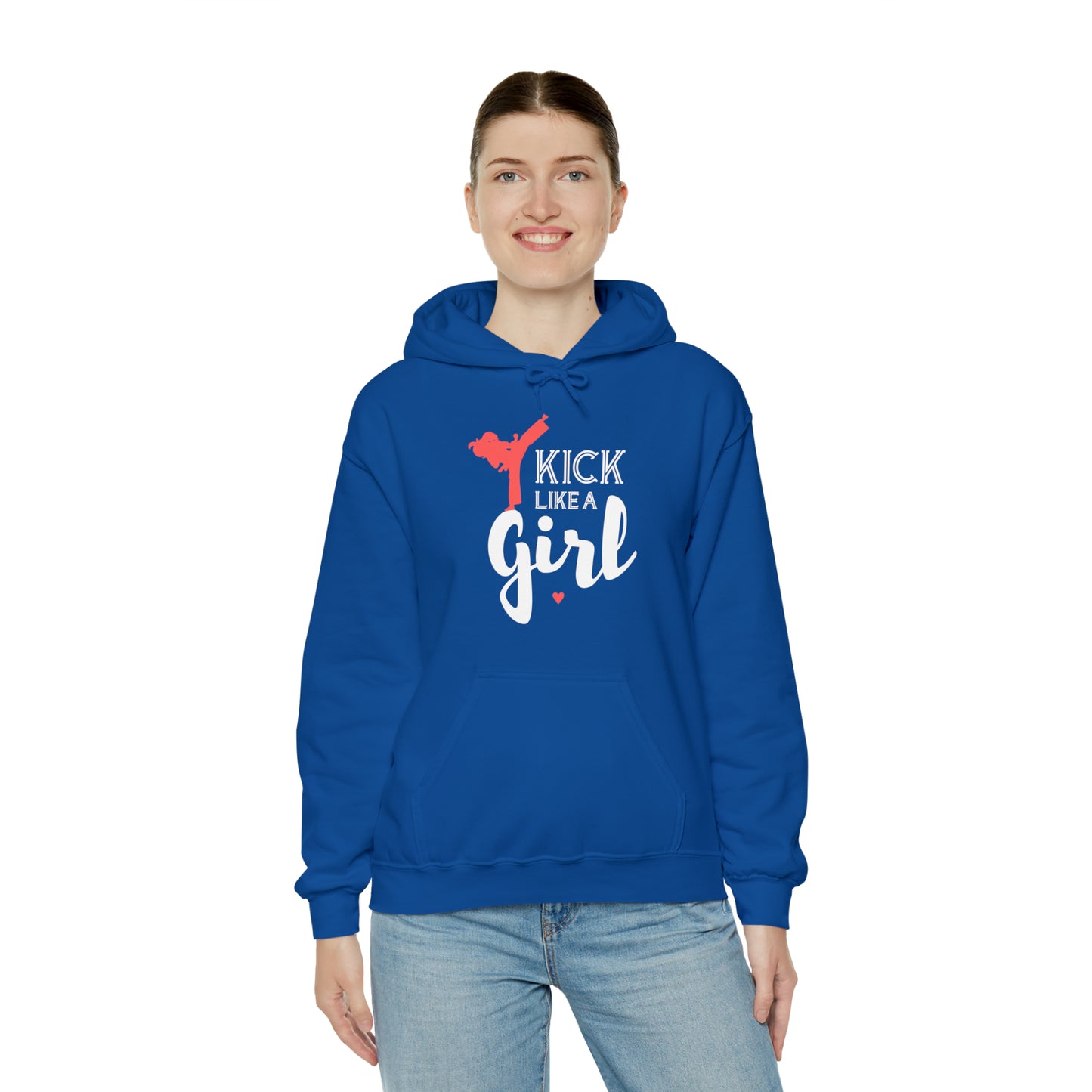 Kick Like A Girl Hoodie